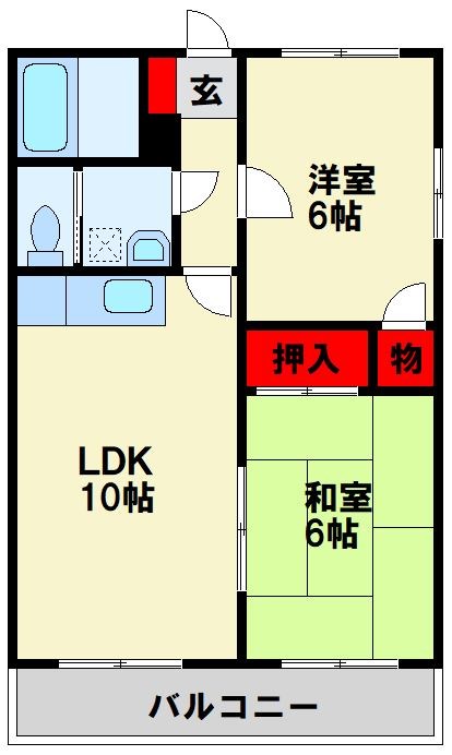 パラッツオ城山 間取り図