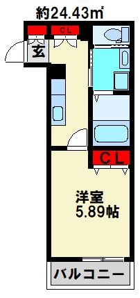 Ellina貴船I 間取り図