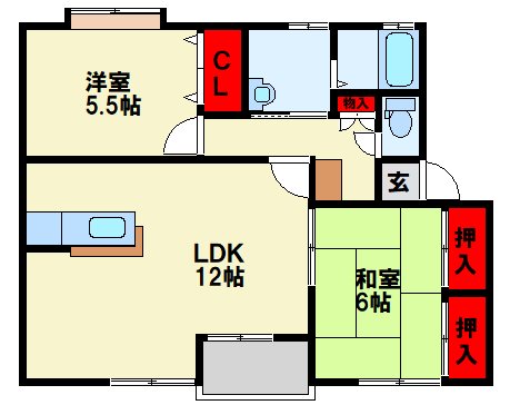 サンフォレスト相生 202号室 間取り