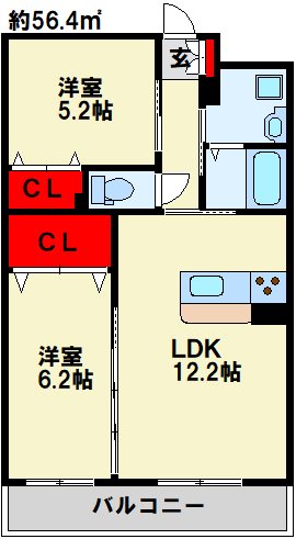 GRACEFUL中井 間取り