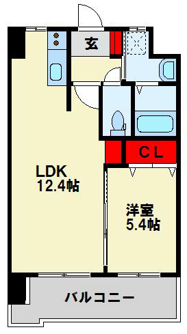 ミーナ原町 303号室 間取り