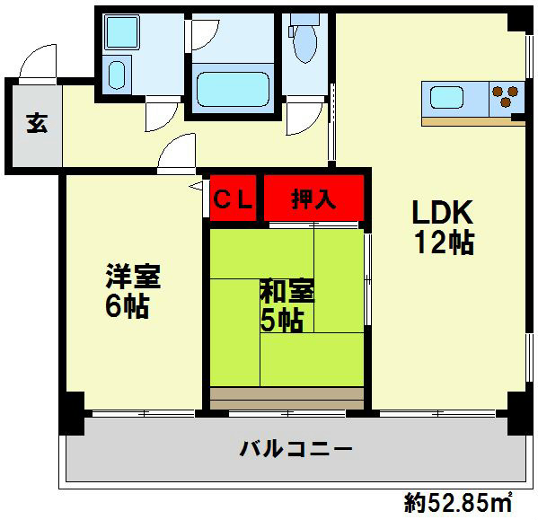 メゾンコガネ 間取り図