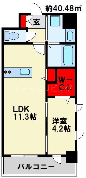 Prosperer大手町 701号室 間取り