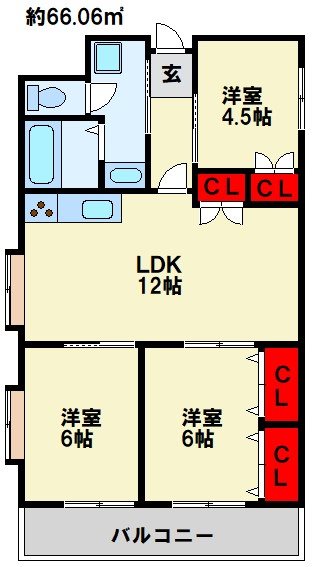 第17共立ビル 1201号室 間取り