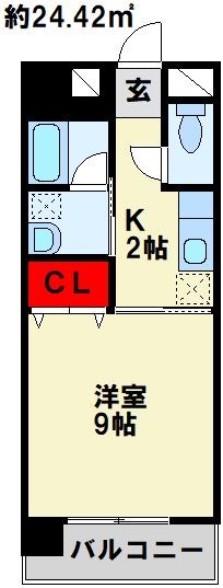 ミッドヒル本城 間取り図
