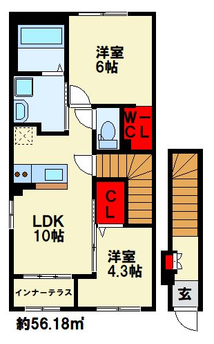 ソランジュ 間取り図