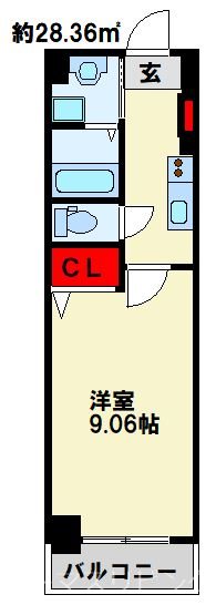 MDI Vista mare門司駅前 間取り