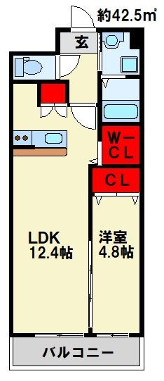 MDI Vista mare門司駅前 間取り