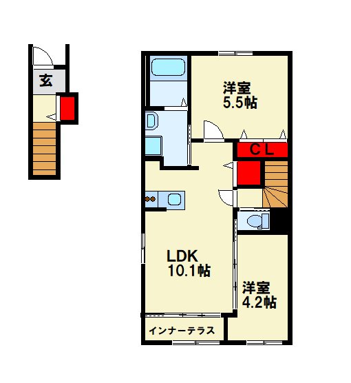Bella　Foresta 205号室 間取り