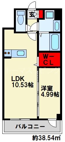 エストラーダ小倉 205号室 間取り
