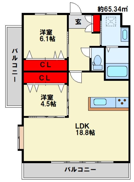 ギャラン穴生 間取り