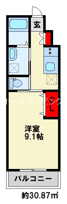 メゾン・ド・ポラリス 201号室 間取り