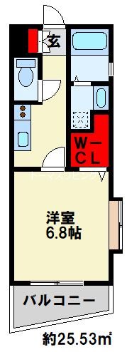 アクシオ片野 804号室 間取り