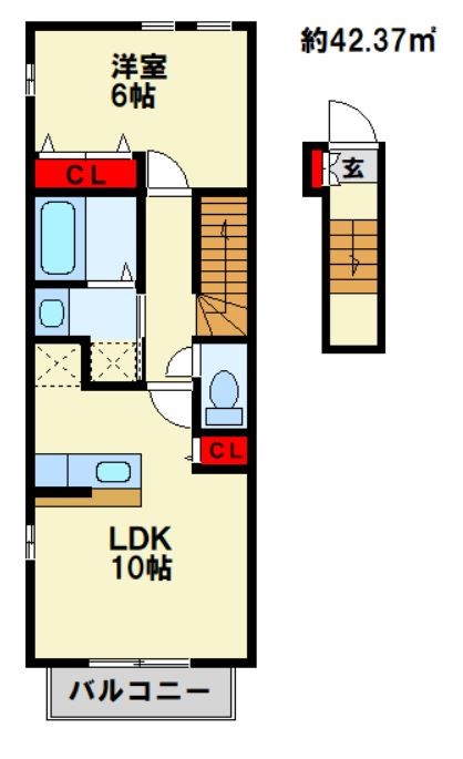 フェイバースター A棟 間取り図