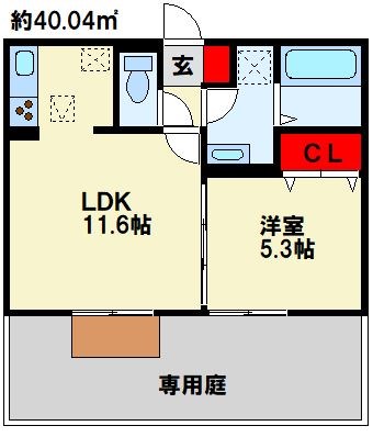 Polonia Wakamatsu B棟  310号室 間取り