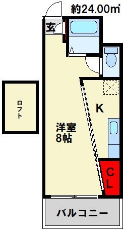 gc21.netビル 302号室 間取り