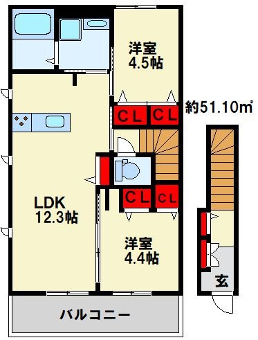 アリエッタ赤坂 間取り図