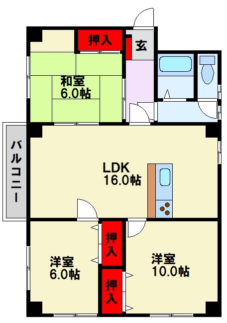アルカサール菅原 間取り