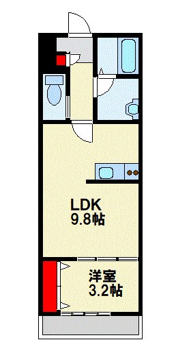 Patina黒崎 間取り図