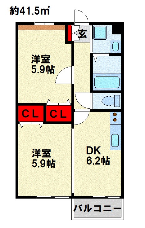 Curum三ヶ森 間取り図