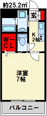 エルマーノ下到津 間取り図