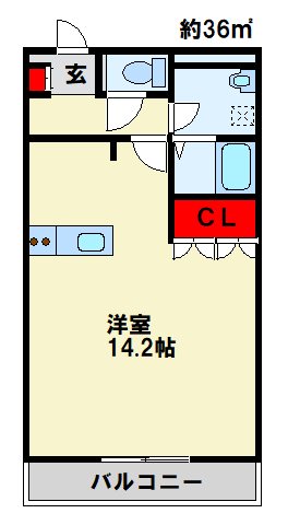 ミレニアムハイツ熊本 間取り