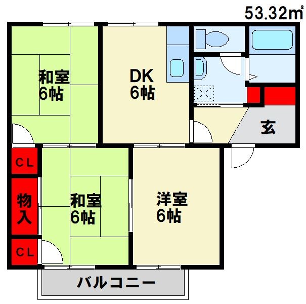 ウィズレイヴォーンⅦ 間取り図