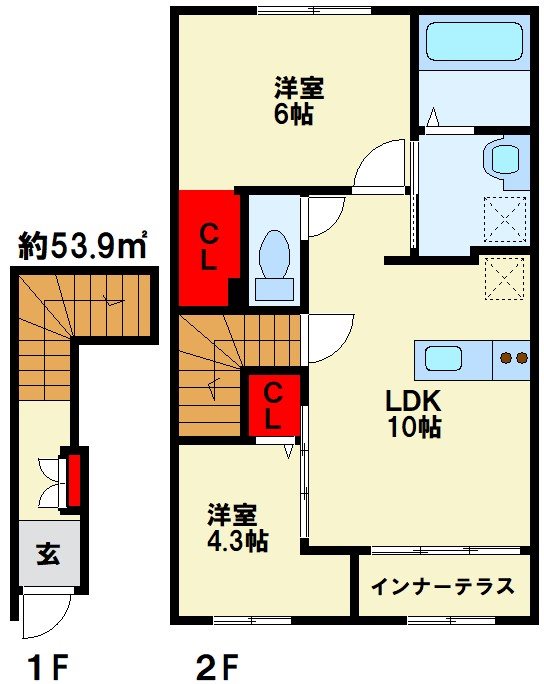 ピースタウン原町 間取り図