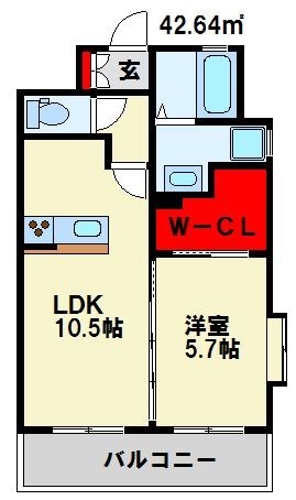 メディクレスト   301号室 間取り
