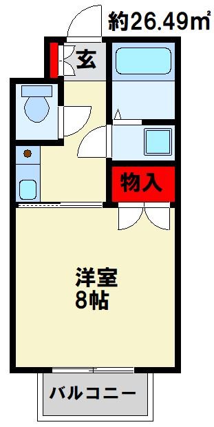 ローズハイツⅡ 105号室 間取り