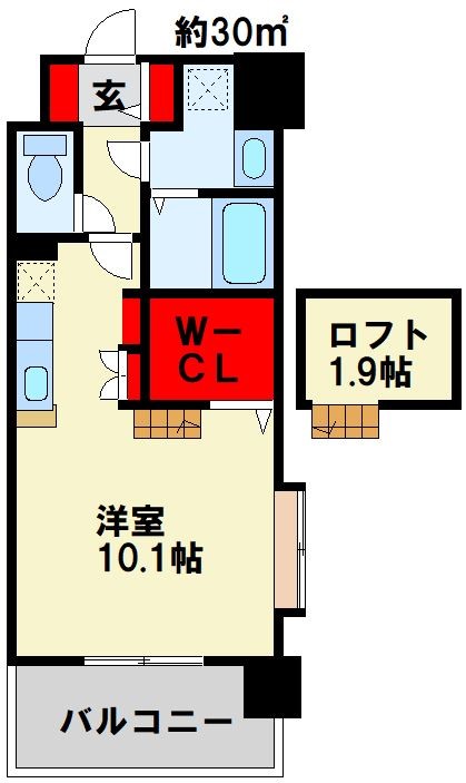 セフィロト 607号室 間取り