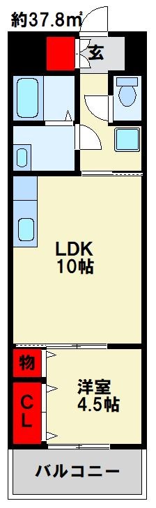 雅ビル 705号室 間取り