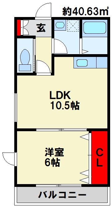 エルソル学研台 間取り図