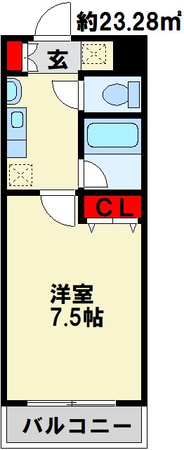 プランドール三萩野  間取り