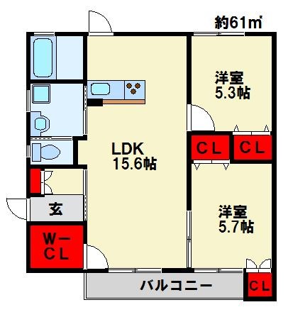 サニーランズ 間取り図