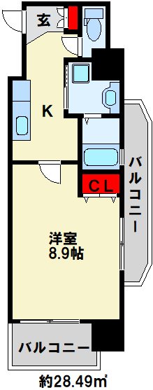 アンシャール  間取り図