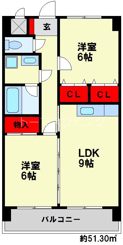 アイレックス 202号室 間取り
