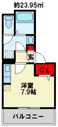 シトラスコートぶんごばし 202号室 間取り