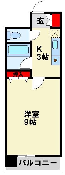 シャルム明石Ⅱ 間取り図