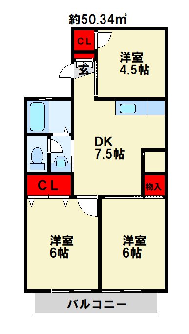 セジュールトヨダ  間取り図
