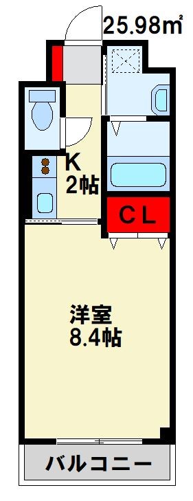 ピエタ 204号室 間取り