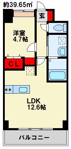 MDI ロイヤルコート 春の町 202号室 間取り