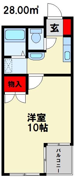 メゾンドグロウ21 404号室 間取り