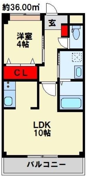 クレールメゾン浅川 間取り図