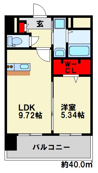 THE SQUARE Glory Residence 間取り