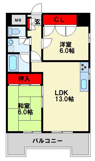 サンコーポ陣の原 間取り図