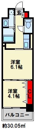 コンダクトレジデンスHIBIKINO 間取り図