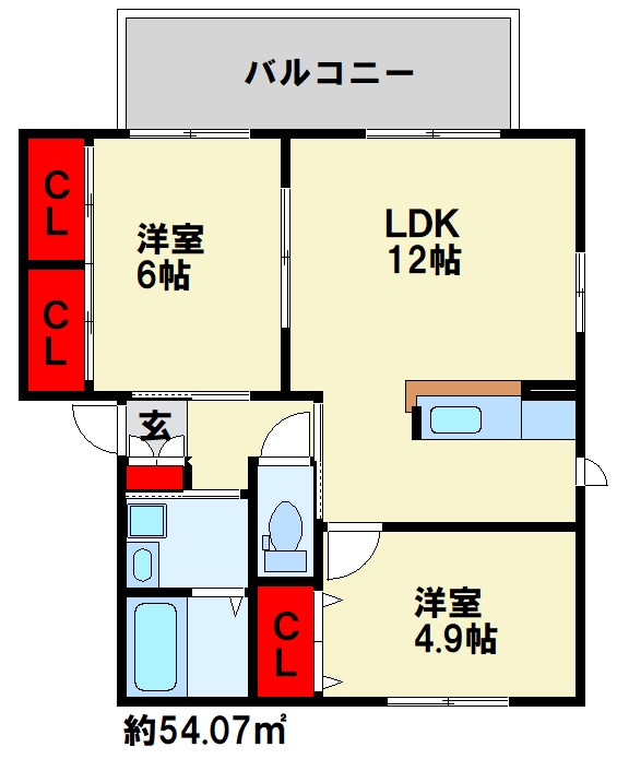 グラン・シャーメゾン　B棟 間取り図