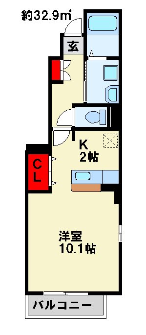 プラスパーⅠ 間取り図