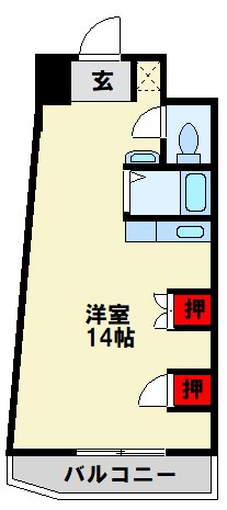 サンシティ日明  間取り図
